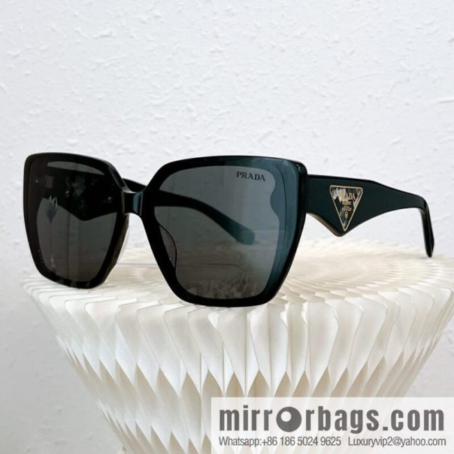 PRADA temple triangle embellished sunglasses - Image 2