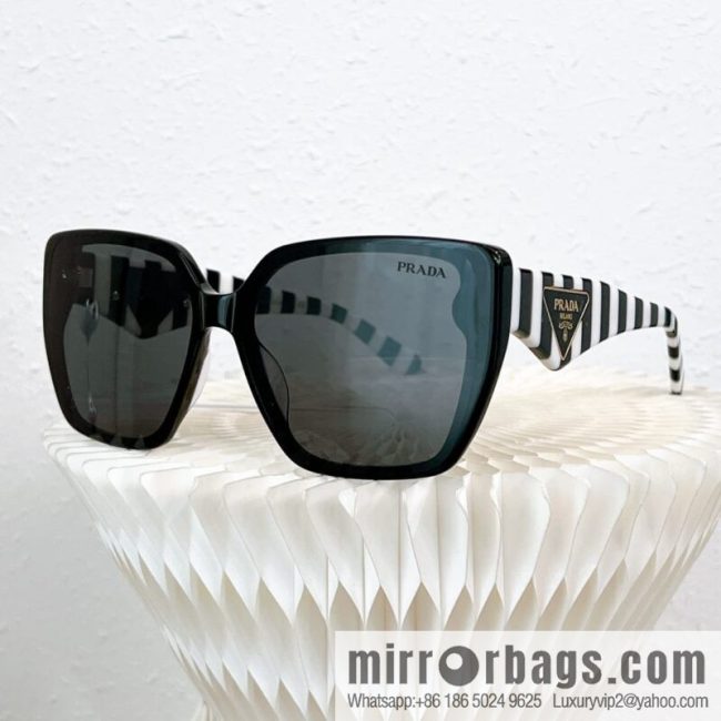 PRADA temple triangle embellished sunglasses - Image 3