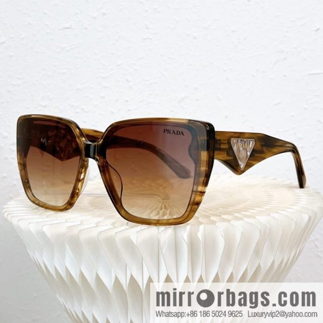 PRADA temple triangle embellished sunglasses - Image 4