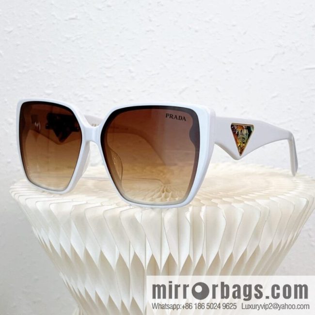 PRADA temple triangle embellished sunglasses - Image 5