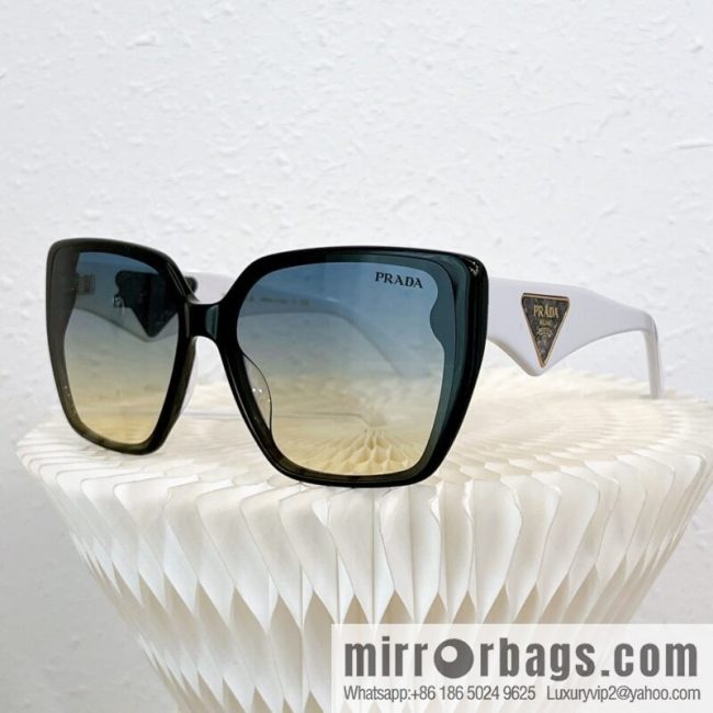 PRADA temple triangle embellished sunglasses - Image 6