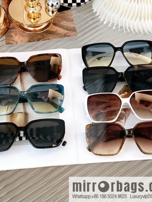 PRADA temple triangle embellished sunglasses