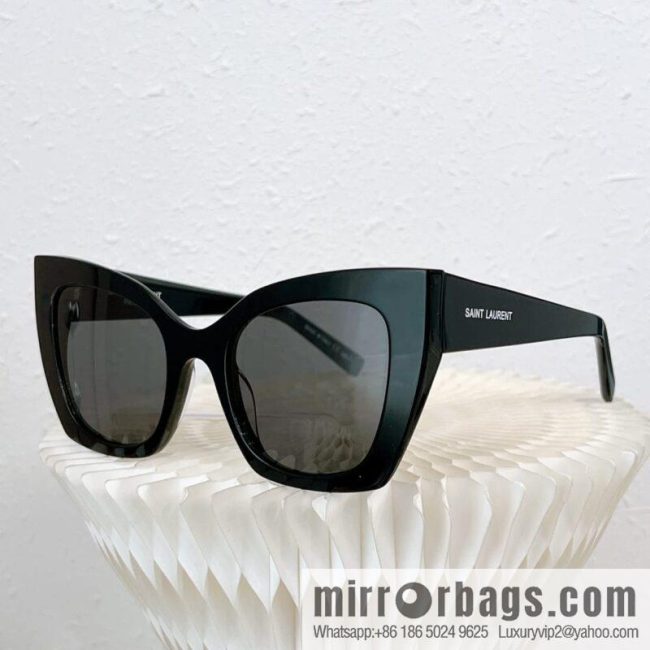 SAINT LAURENT Saint Laurent Large Frame Unisex Sunglasses - Image 6