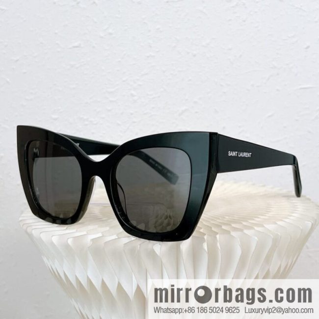 SAINT LAURENT Saint Laurent Large Frame Unisex Sunglasses - Image 6