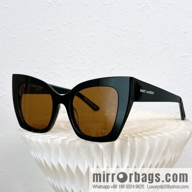 SAINT LAURENT Saint Laurent Large Frame Unisex Sunglasses - Image 7