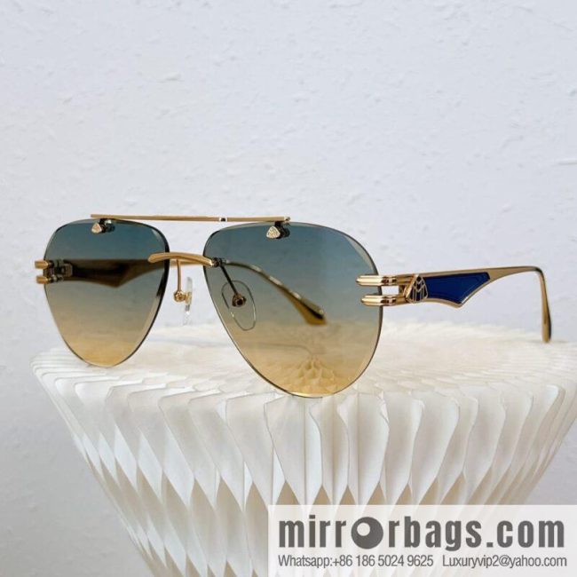 MAYBACH Maybach rimless oval sunglasses - Image 8