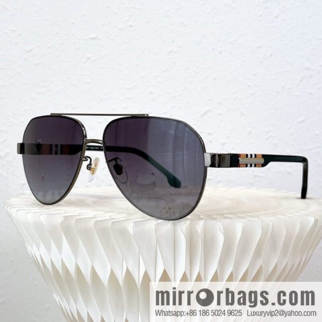 Burberry Oval Frame Unisex Sunglasses - Image 2