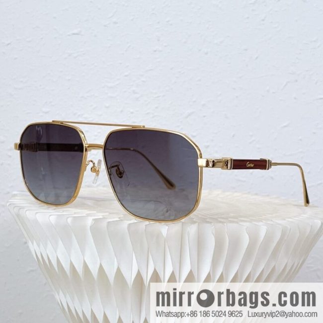 Cartier Metal Box Men\'s Sunglasses - Image 3
