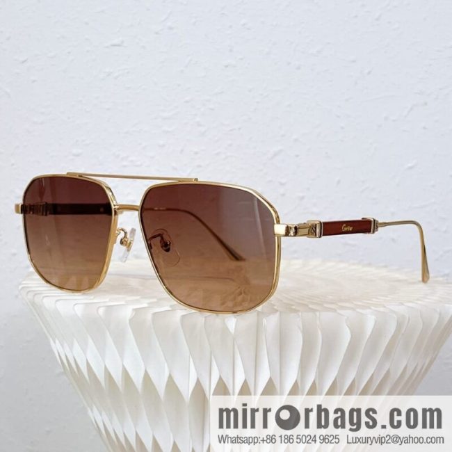 Cartier Metal Box Men\'s Sunglasses - Image 5