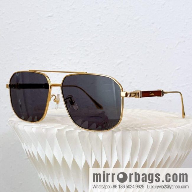 Cartier Metal Box Men\'s Sunglasses - Image 6