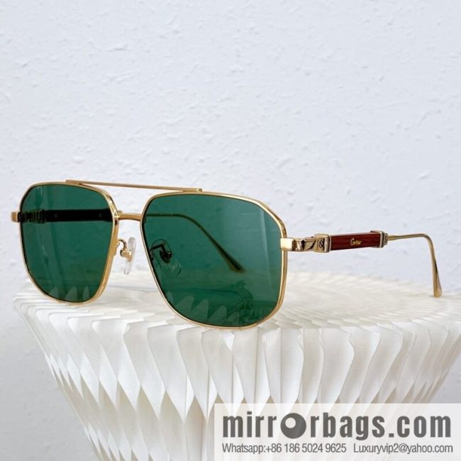 Cartier Metal Box Men\'s Sunglasses - Image 8