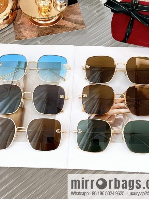 GUCCI Gucci Metal Box Unisex Sunglasses