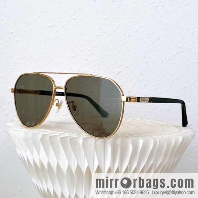 GUCCI Gucci Metal Toad Frame Unisex Sunglasses - Image 2
