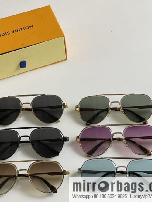 LV Louis Vuitton Classic Toad Mirror Sunglasses