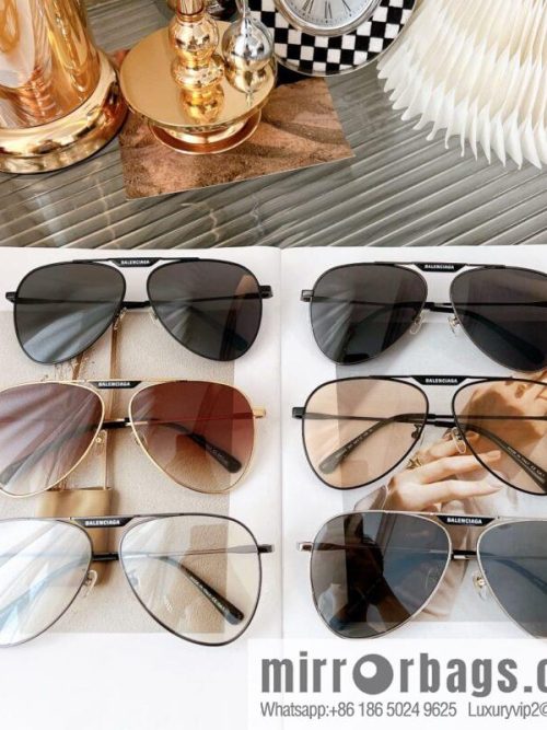BALENCIAGA Balenciaga metal toad sunglasses