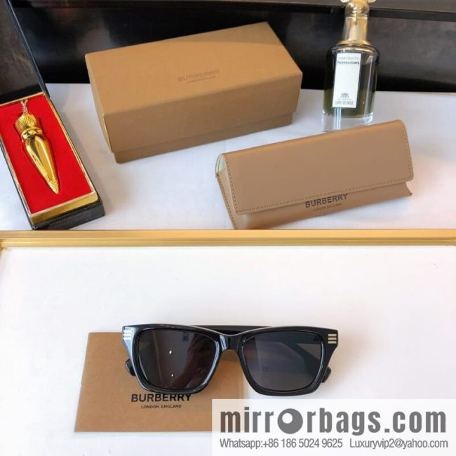 Burberry three-dimensional small frame unisex sunglasses - Image 2