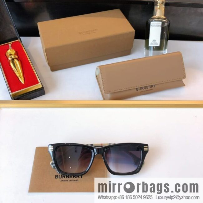 Burberry three-dimensional small frame unisex sunglasses - Image 5