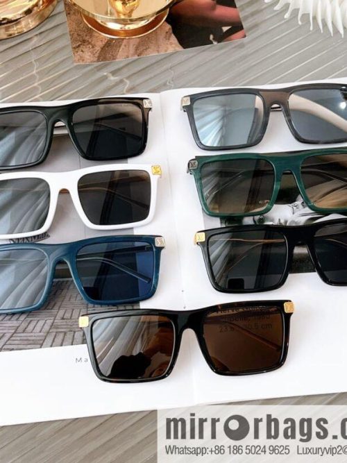 LV Louis Vuitton Square Unisex Sunglasses