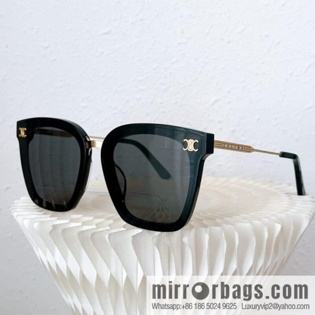 CELINE Celine Arc de Triomphe temple letter logo square sunglasses - Image 2