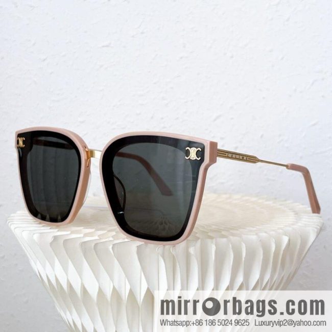 CELINE Celine Arc de Triomphe temple letter logo square sunglasses - Image 3