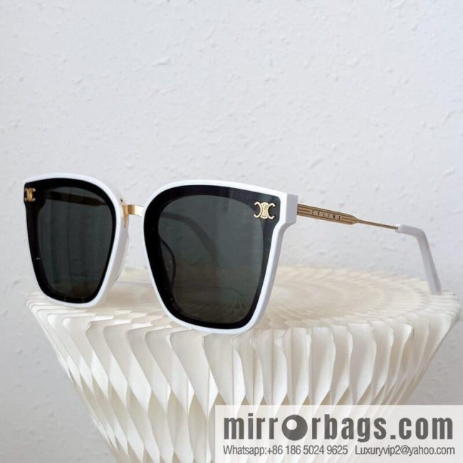 CELINE Celine Arc de Triomphe temple letter logo square sunglasses - Image 4