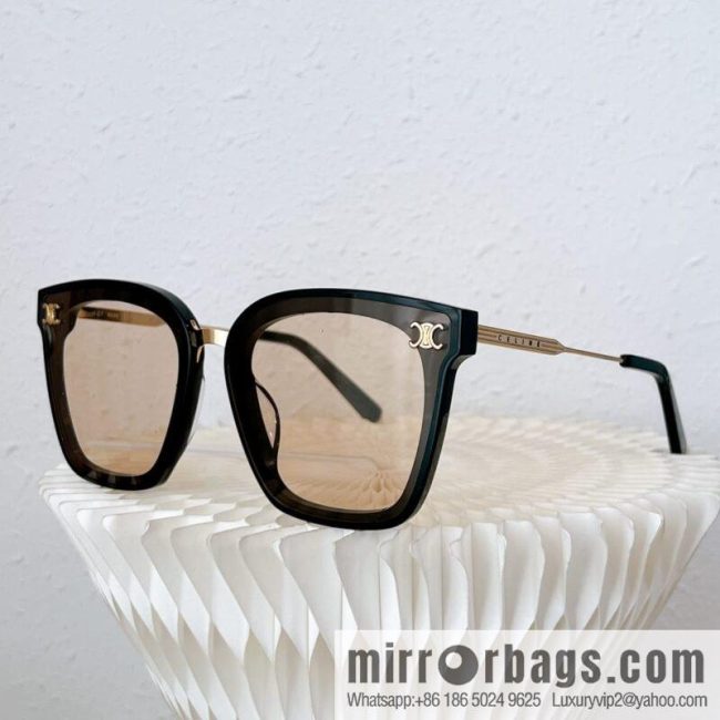 CELINE Celine Arc de Triomphe temple letter logo square sunglasses - Image 6