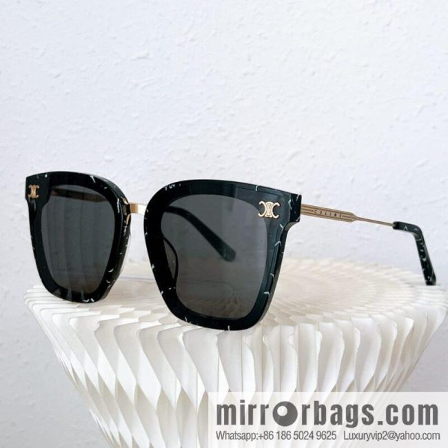 CELINE Celine Arc de Triomphe temple letter logo square sunglasses - Image 7