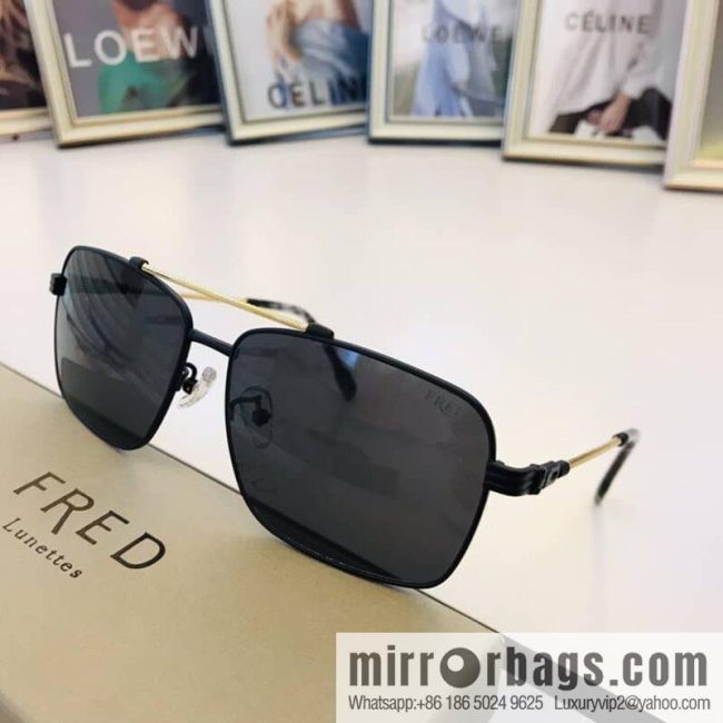 FRED flanged square unisex sunglasses - Image 2