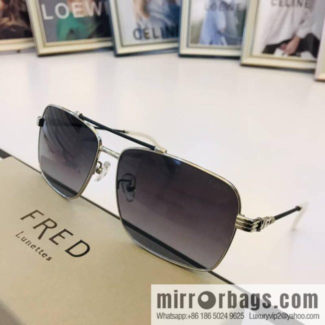 FRED flanged square unisex sunglasses - Image 4