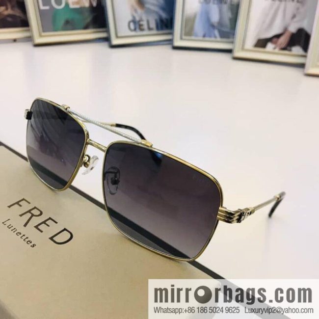 FRED flanged square unisex sunglasses - Image 6
