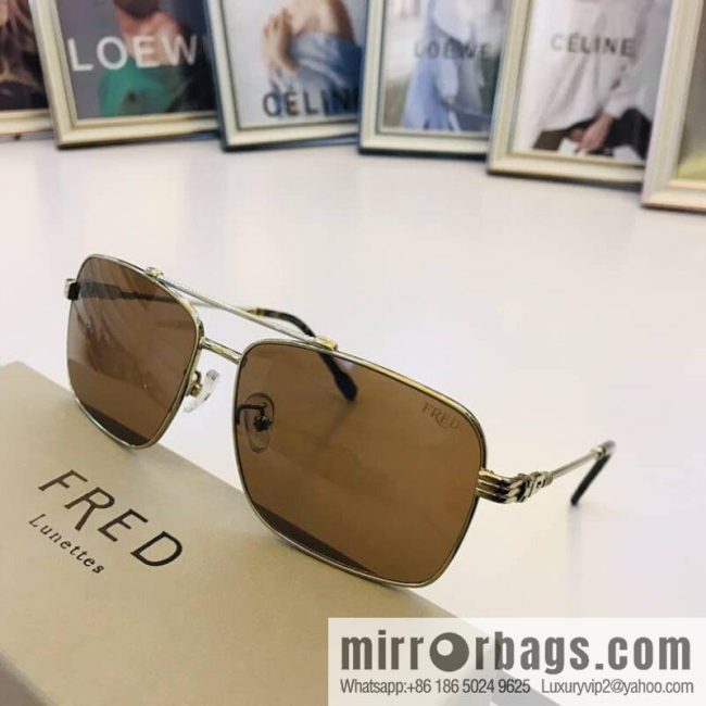 FRED flanged square unisex sunglasses - Image 8