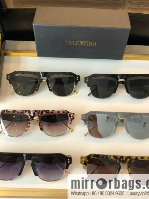 Valentino Valentino Metal Rivet Trim Ladies Sunglasses