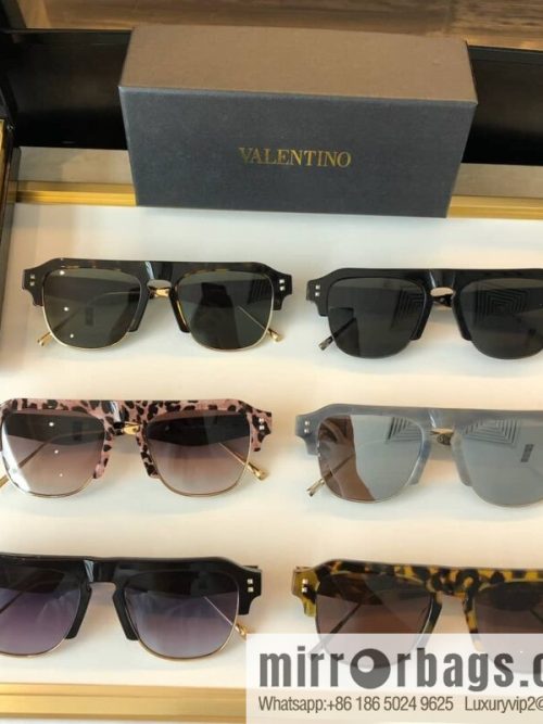 Valentino Valentino Metal Rivet Trim Ladies Sunglasses
