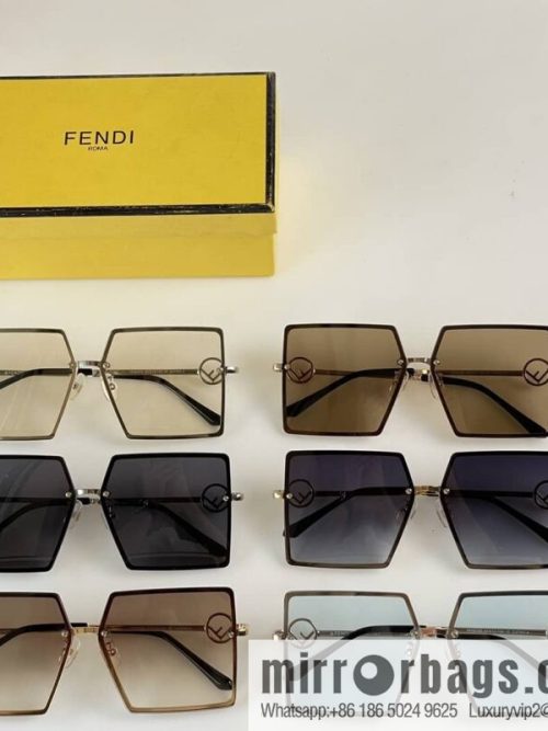 Fendi large square women\'s sunglasses