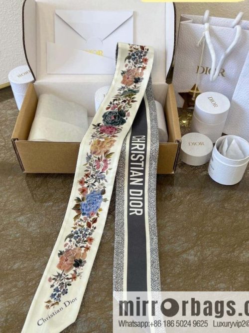 Dior Winter Garden Twilly Ribbon