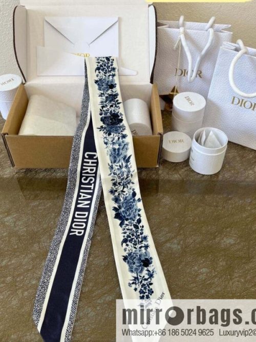 Dior Winter Garden Twilly Ribbon