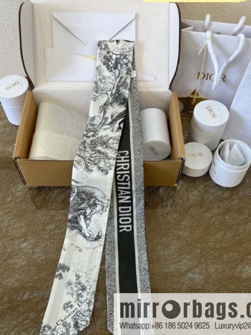 Dior twilly Sauvage Zooey print headband