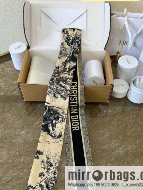 Dior twilly Sauvage Zooey print headband