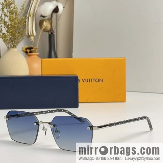 LV Louis Vuitton Exquisite Frameless Sunglasses Sunglasses - Image 3