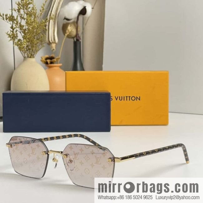 LV Louis Vuitton Exquisite Frameless Sunglasses Sunglasses - Image 4