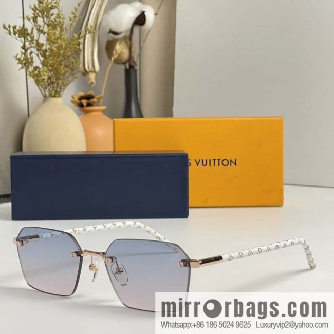 LV Louis Vuitton Exquisite Frameless Sunglasses Sunglasses - Image 5