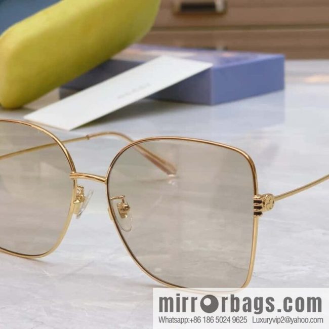 GUCCI Gucci\'s new retro gold silk simple sunglasses - Image 3