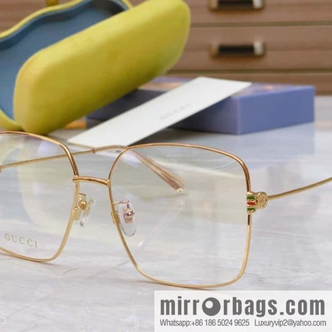 GUCCI Gucci\'s new retro gold silk simple sunglasses sunglasses - Image 4