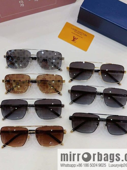 LV Louis Vuitton Men\'s Square Sunglasses