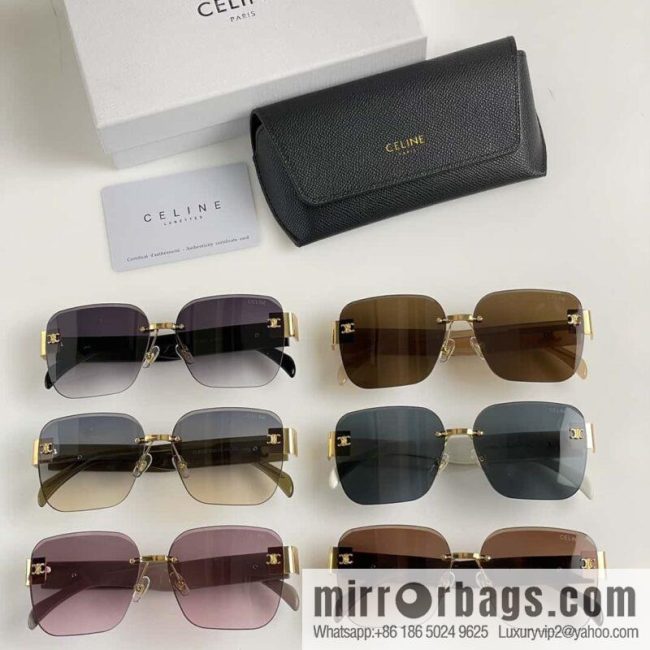 CELINE Arc de Triomphe rimless sunglasses