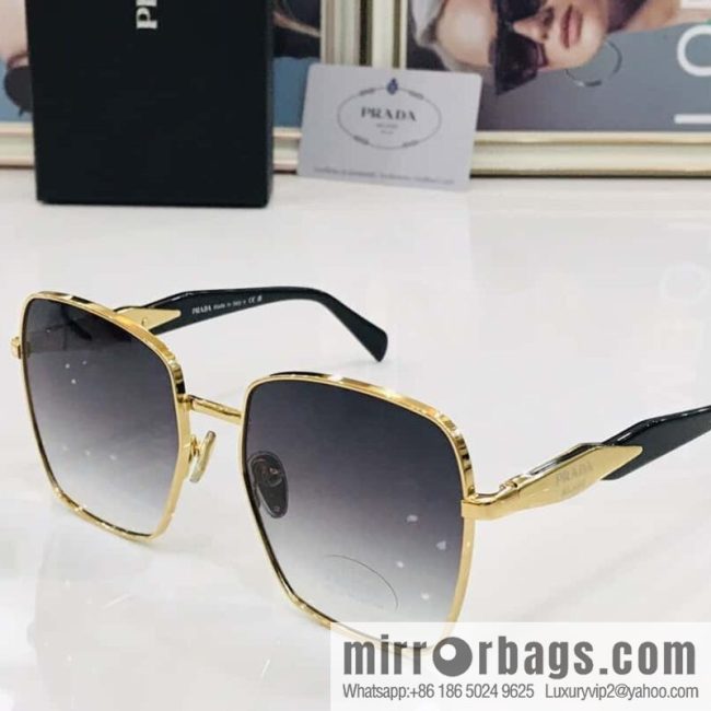PRADA Metal Frame Unisex Sunglasses - Image 2
