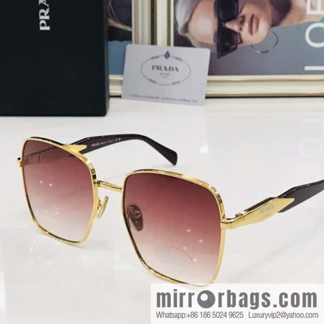 PRADA Metal Frame Unisex Sunglasses - Image 5