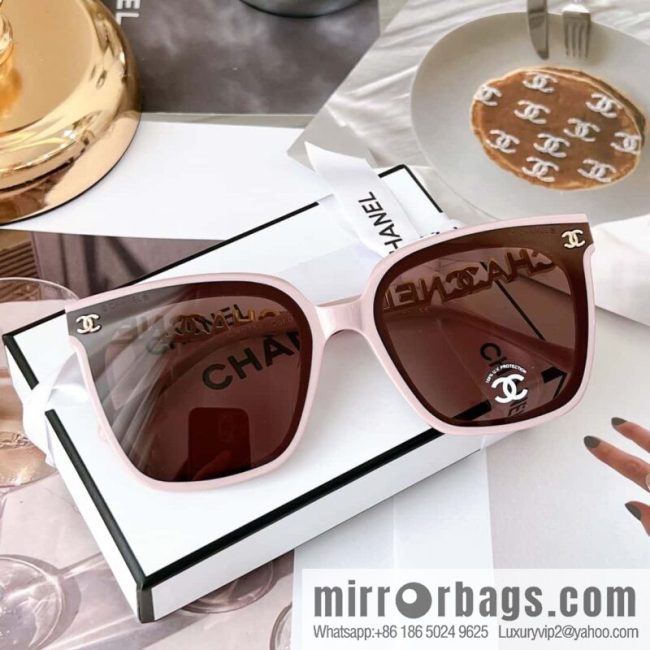 CHANEL Chanel square double c embellished women\'s sunglasses - Image 3