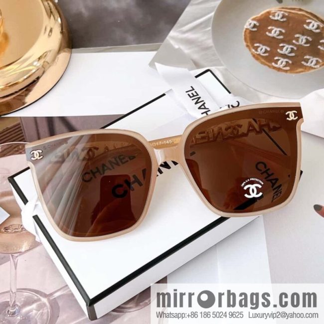 CHANEL Chanel square double c embellished women\'s sunglasses - Image 6