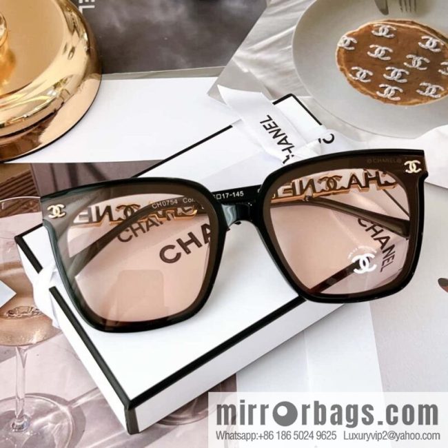 CHANEL Chanel square double c embellished women\'s sunglasses - Image 7